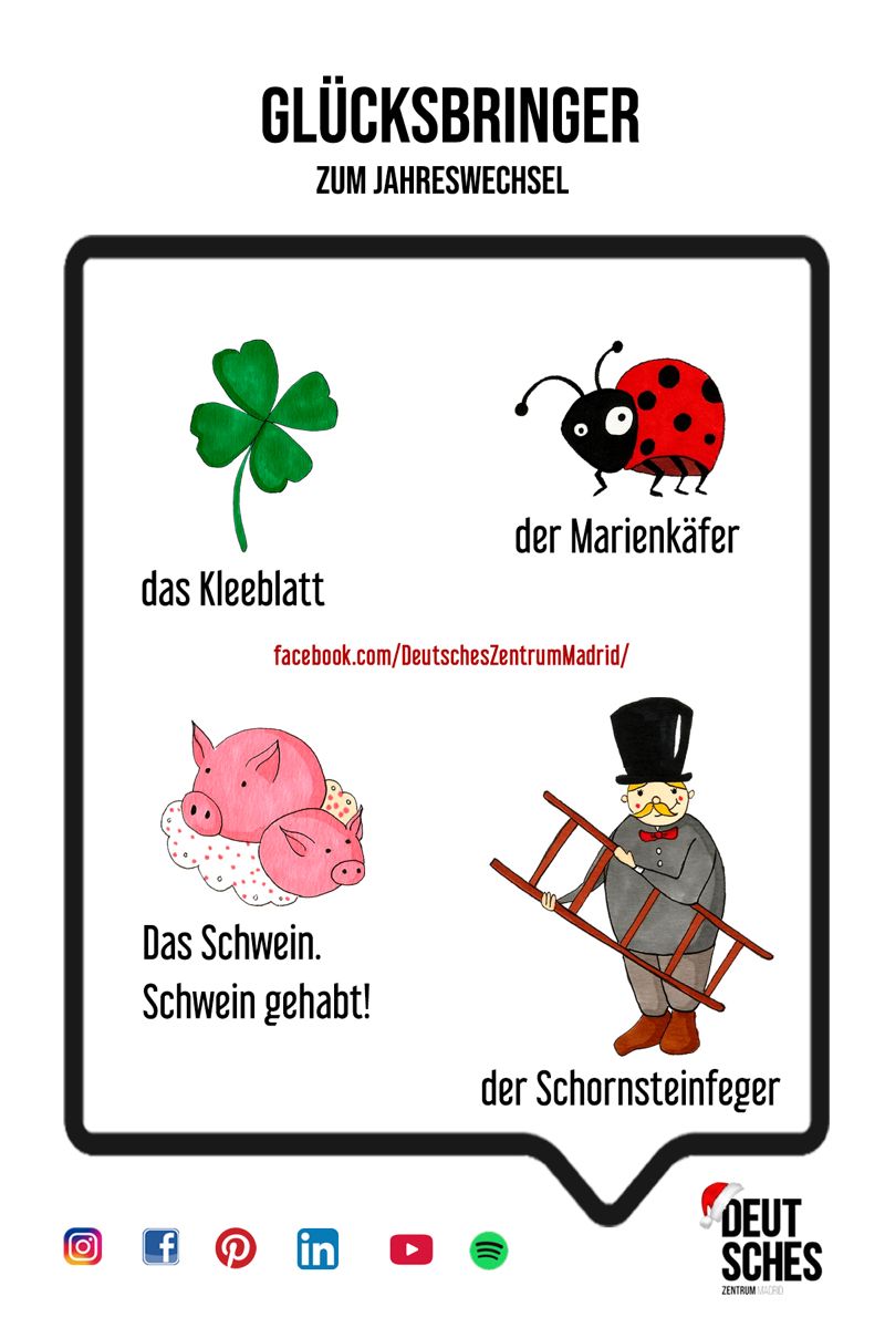 Glücksbringer Amuletos Navidad Alemania