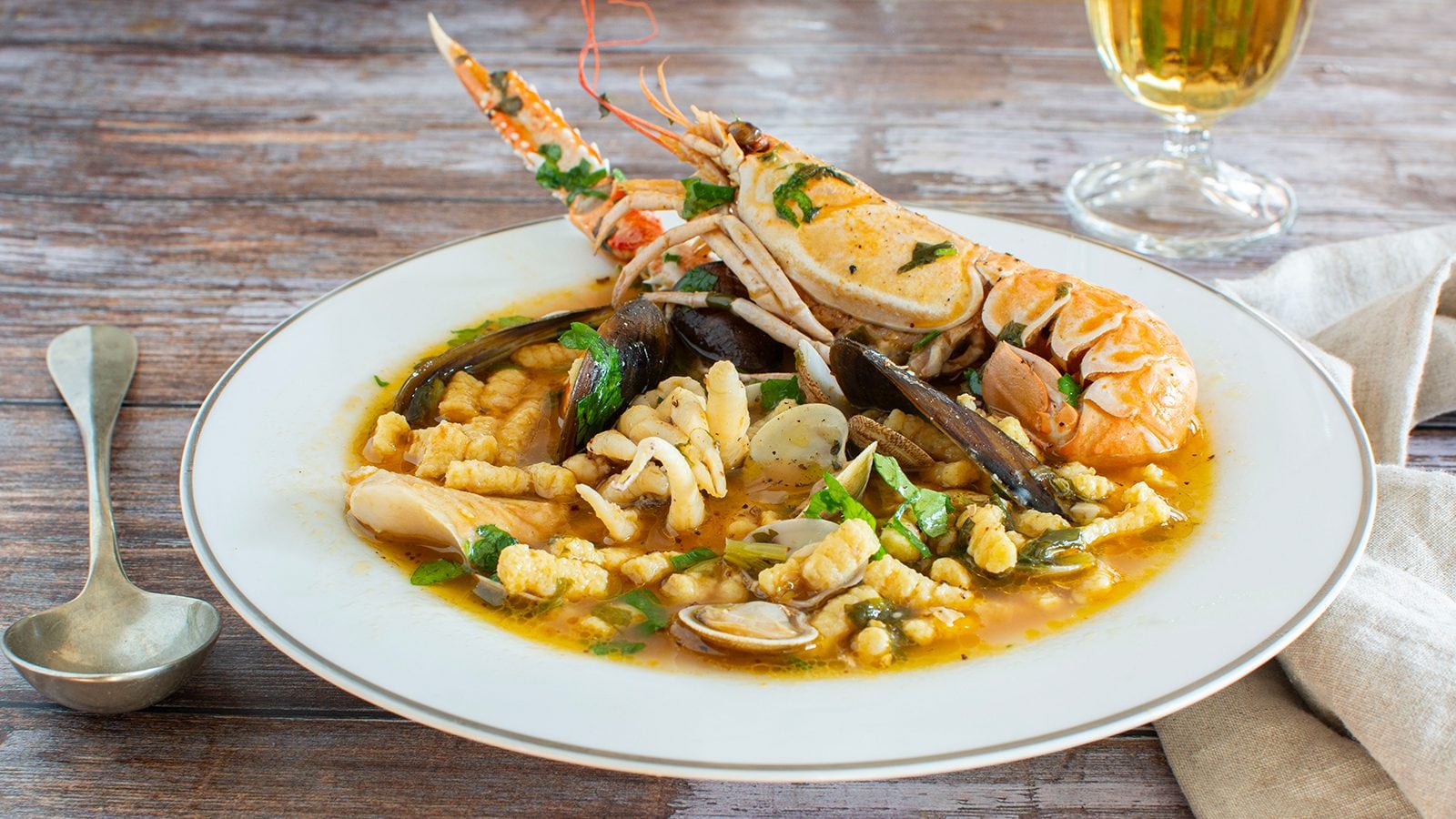 Passatelli com frutos do mar da Barbieri: a receita